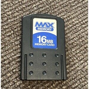 Max Memory 16MB Action Replay Memory Card Sony PlayStation 2 PS2 Untested
